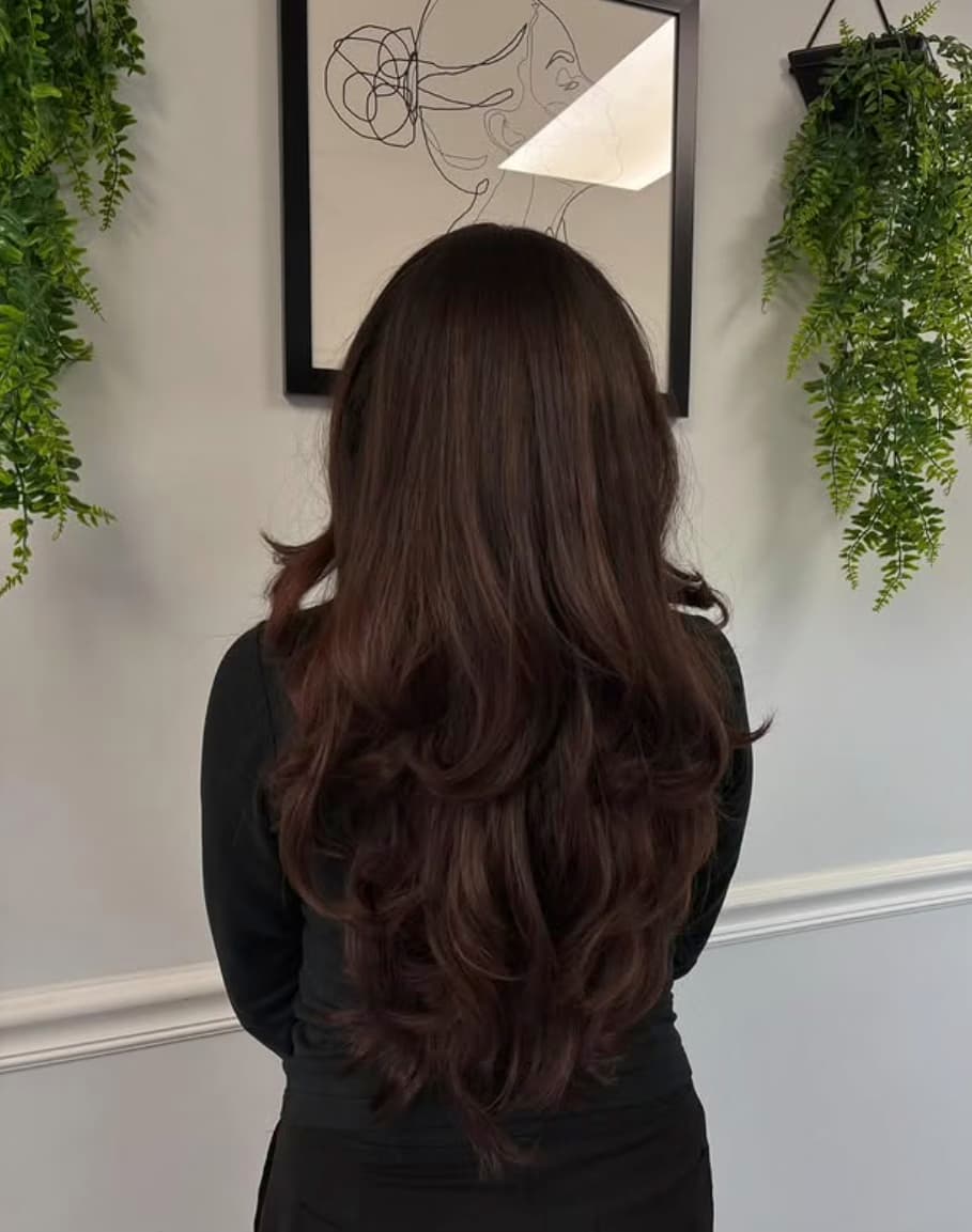 Después — Transformación extensiones en Chic Salon Charlotte