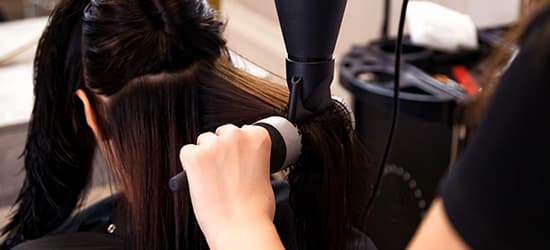 Blow dry and styling service in Charlotte