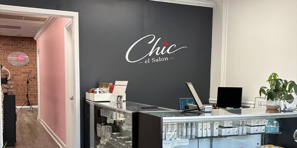 Chic Salon and Spa interior Charlotte NC